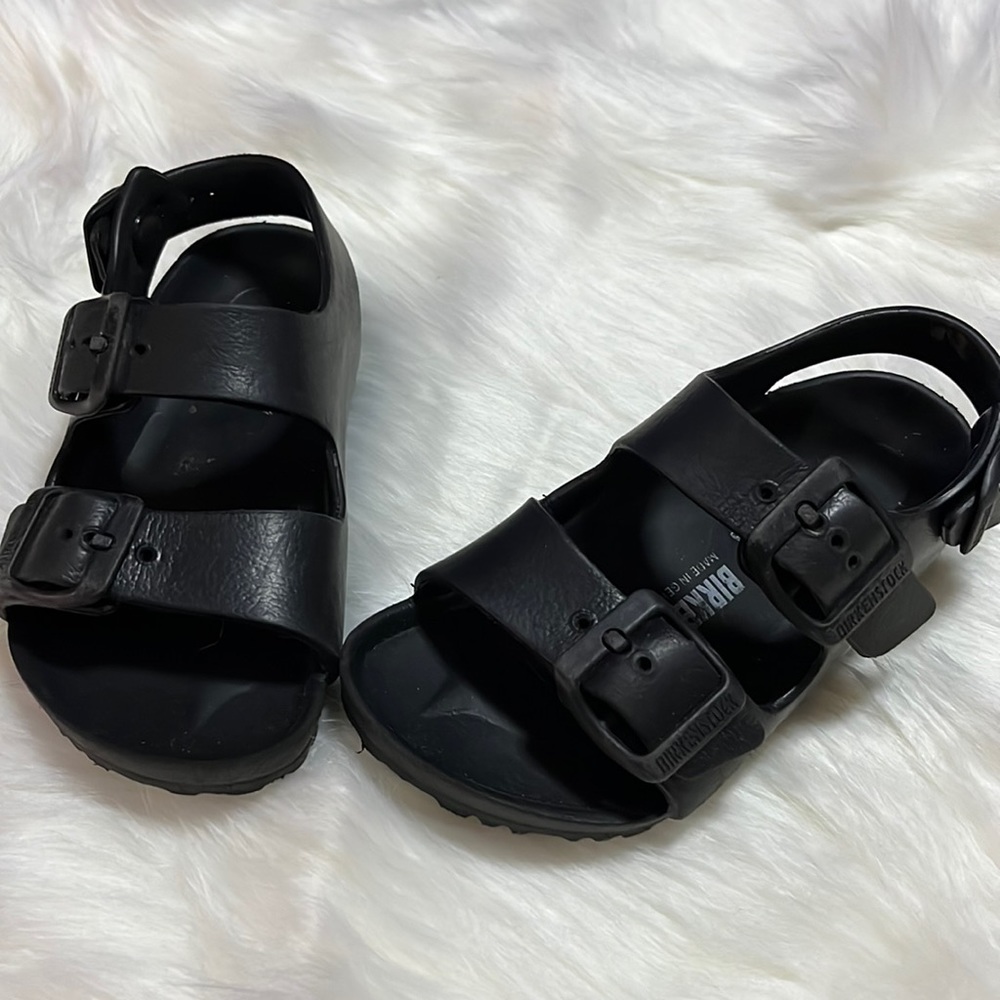 Birkenstock black Milano sandals. Size 26